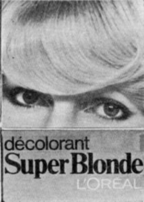 décolorant Super Blonde L'ORÉAL Logo (WIPO, 04.03.1977)