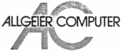 ALLGEIER COMPUTER Logo (WIPO, 16.08.1985)