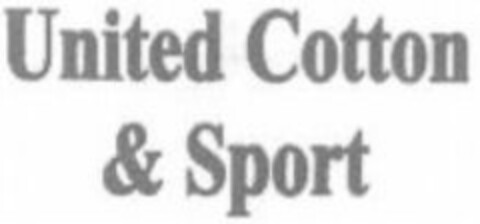 United Cotton & Sport Logo (WIPO, 16.08.2007)