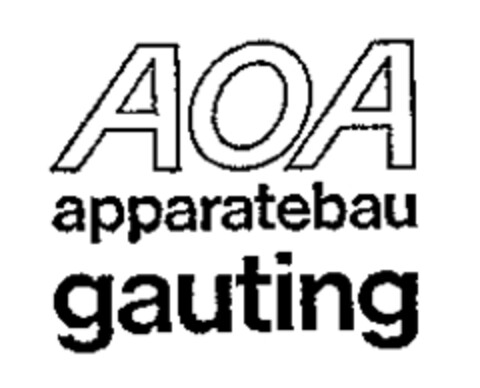 AOA apparatebau gauting Logo (WIPO, 23.05.1969)