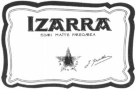 IZARRA EDARI MAÏTE PAREOABEA Logo (WIPO, 25.05.2001)