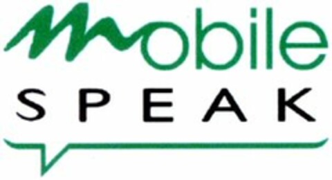 Mobile SPEAK Logo (WIPO, 12.11.2004)