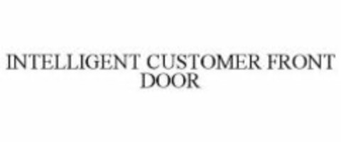 INTELLIGENT CUSTOMER FRONT DOOR Logo (WIPO, 22.09.2008)