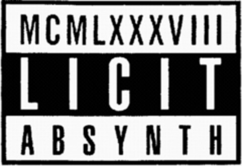 MCMLXXXVIII LICIT ABSYNTH Logo (WIPO, 22.04.2010)