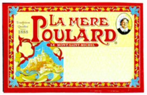 LA MERE POULARD LE MONT SAINT-MICHEL Logo (WIPO, 05/15/1998)