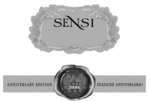 SENSI DAL 1890 ANNIVERSARY EDITION EDIZIONE ANNIVERSARIO Logo (WIPO, 18.04.2017)