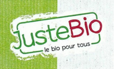 JusteBio le bio pour tous Logo (WIPO, 11/05/2018)