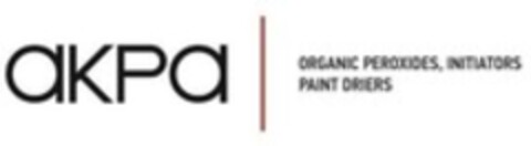 AKPA ORGANIC PEROXIDES, INITIATORS PAINT DRIERS Logo (WIPO, 12/30/2022)