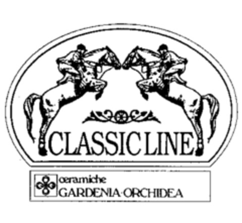 CLASSIC LINE ceramiche GARDENIA-ORCHIDEA Logo (WIPO, 02.08.1995)