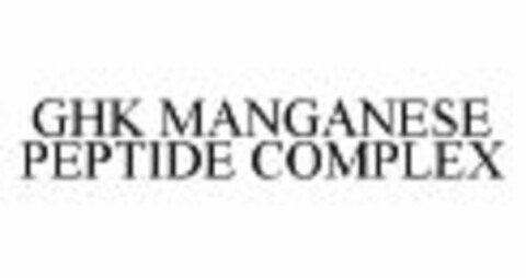 GHK MANGANESE PEPTIDE COMPLEX Logo (WIPO, 20.03.2008)