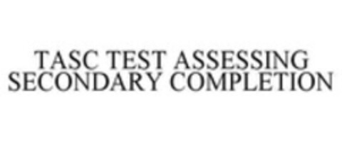 TASC TEST ASSESSING SECONDARY COMPLETION Logo (WIPO, 08.04.2015)