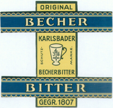 ORIGINAL BECHER BITTER Logo (WIPO, 11.03.1961)