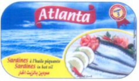 Atlanta Sardines à l'huile piquante Sardines in hot oil Logo (WIPO, 16.03.2011)