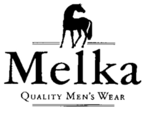 Melka QUALITY MEN'S WEAR Logo (WIPO, 27.09.1994)