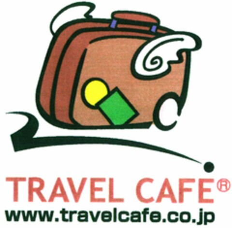 TRAVEL CAFE www.travelcafe.co.jp Logo (WIPO, 08/01/2005)