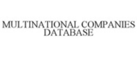 MULTINATIONAL COMPANIES DATABASE Logo (WIPO, 02.10.2014)