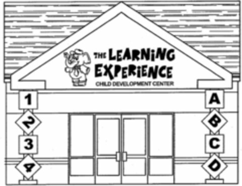THE LEARNING EXPERIENCE A B C D 1 2 3 4 CHILD DEVELOPMENT CENTER Logo (WIPO, 10.07.2015)