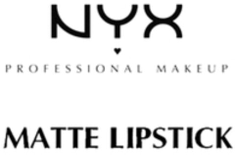 NYX PROFESSIONAL MAKEUP MATTE LIPSTICK Logo (WIPO, 08.07.2016)