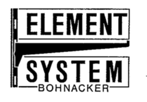 ELEMENT-SYSTEM BOHNACKER Logo (WIPO, 25.07.1989)