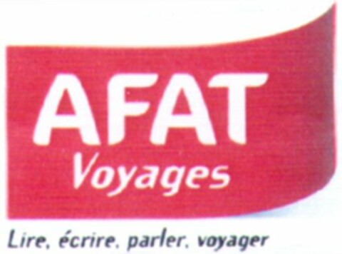 AFAT Voyages Lire, écrire, parler, voyager Logo (WIPO, 07/05/2011)