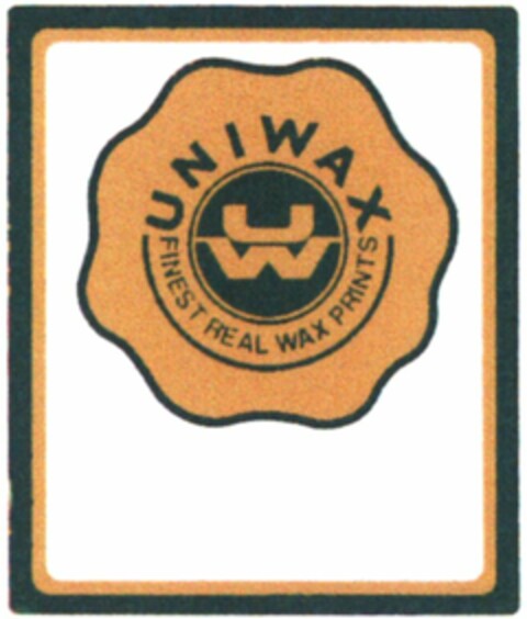 UW UNIWAX FINEST REAL WAX PRINTS Logo (WIPO, 06/27/2011)