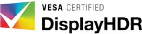 VESA CERTIFIED DisplayHDR Logo (WIPO, 12/26/2017)