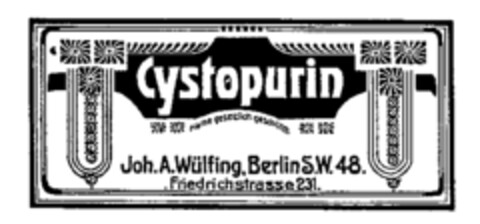 Cystopurin Logo (WIPO, 02/04/1963)