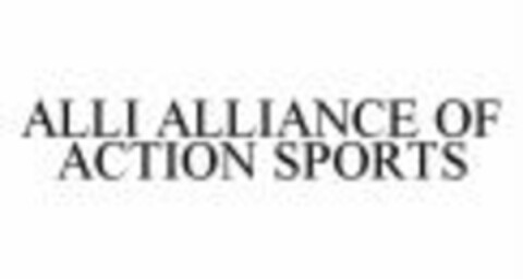 ALLI ALLIANCE OF ACTION SPORTS Logo (WIPO, 23.03.2009)