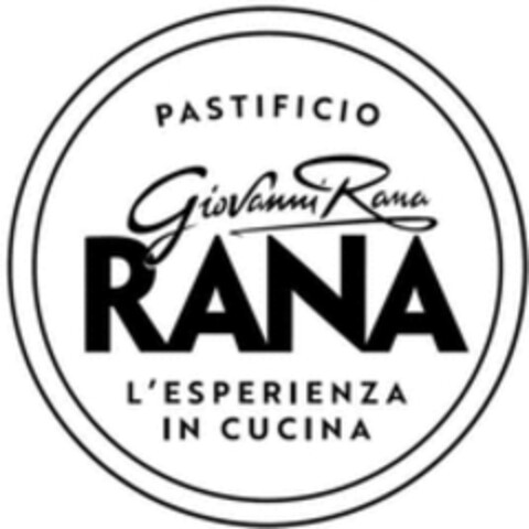 PASTIFICIO Giovanni Rana RANA L'ESPERIENZA IN CUCINA Logo (WIPO, 01.08.2018)