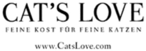 CAT'S LOVE FEINE KOST FÜR FEINE KATZEN www.CatsLove.com Logo (WIPO, 05.04.2019)