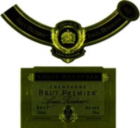 CHAMPAGNE BRUT PREMIER LOUIS ROEDERER Logo (WIPO, 03.03.1998)