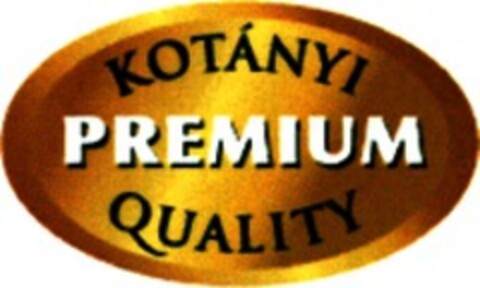 KOTÁNYI PREMIUM QUALITY Logo (WIPO, 02/05/2009)
