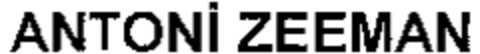 ANTONI ZEEMAN Logo (WIPO, 02.08.2010)