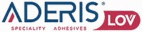 ADERIS LOV SPECIALITY ADHESIVES Logo (WIPO, 09/22/2020)