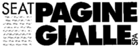 SEAT PAGINE GIALLE SPA Logo (WIPO, 03.12.1998)