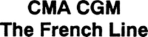 CMA CGM The French Line Logo (WIPO, 25.02.2000)