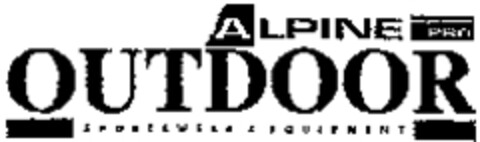 ALPINE PRO OUTDOOR Logo (WIPO, 24.08.2006)