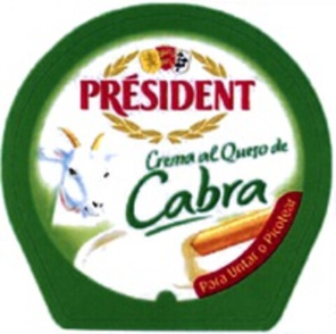 PRÉSIDENT Crema al Queso de Cabra Logo (WIPO, 12.03.2008)