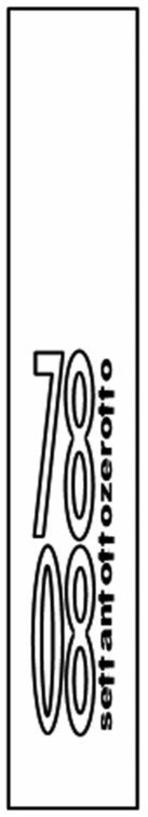 78 08 settantottozerotto Logo (WIPO, 03/25/2011)