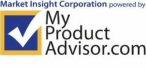 Market Insight Corporation powered by My Product Advisor.com Logo (WIPO, 05/05/2011)