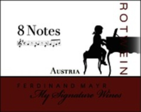 8 Notes Austria ROTWEIN FERDINAND MAYR My Signature Wines Logo (WIPO, 21.02.2019)