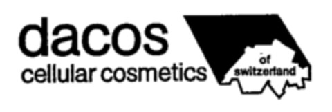 dacos cellular cosmetics Logo (WIPO, 04/15/1986)