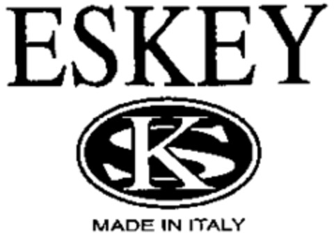 ESKEY KS MADE IN ITALY Logo (WIPO, 31.03.1999)