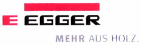 E EGGER MEHR AUS HOLZ. Logo (WIPO, 28.08.2008)