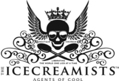 THE ICECREAMISTS AGENTS OF COOL Logo (WIPO, 30.11.2009)