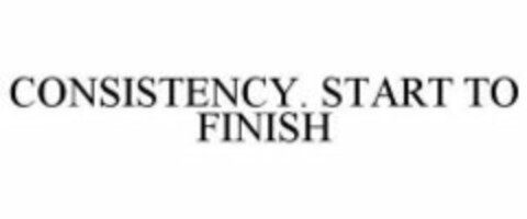 CONSISTENCY. START TO FINISH Logo (WIPO, 05/10/2010)