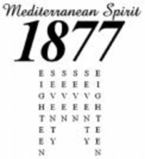 Mediterranean Spirit 1877 EIGHTEEN SEVENTY SEVEN Logo (WIPO, 02.08.2010)