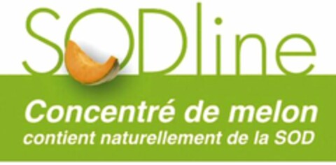 SODline Concentré de melon contient naturellement de la SOD Logo (WIPO, 29.10.2010)