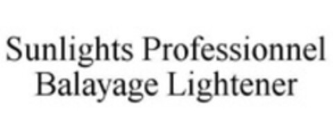 Sunlights Professionnel Balayage Lightener Logo (WIPO, 06/05/2015)