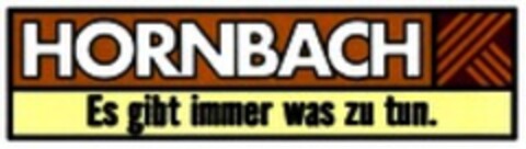 HORNBACH Es gibt immer was zu tun. Logo (WIPO, 15.09.2016)